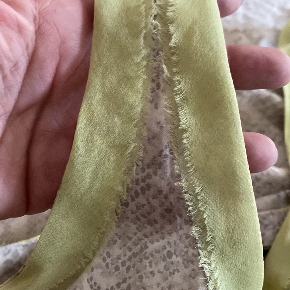 ❌SOLD❌Rebecca Taylor 100% Silk Sleeveless Flowy Dress🤍⭐️🤍 - Picture 6 of 15